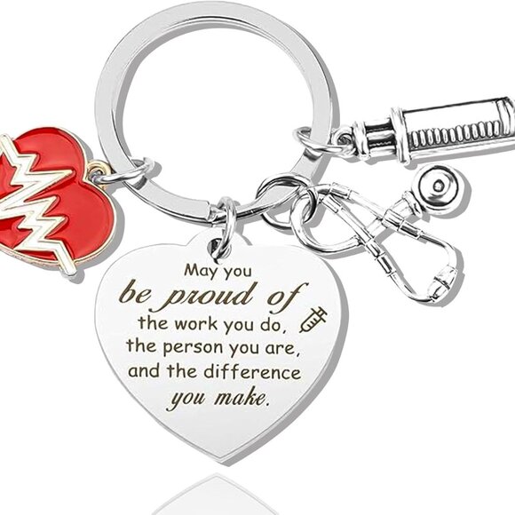 Nurse Gifts for Women Keychain Nurses Appreciation Nurse Day Week Gifts Accessor - Picture 1 of 7